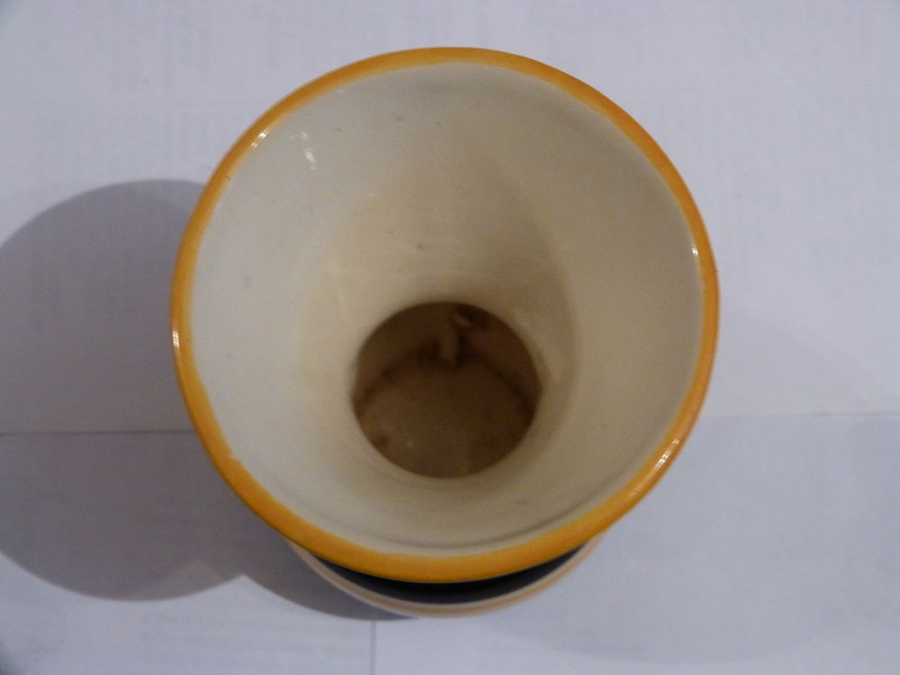VASE HB QUIMPER COULEUR JAUNE 