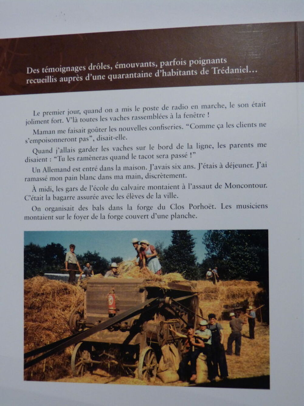 TREDANIEL SE RACONTE LIVRE BRETON Livres et BD