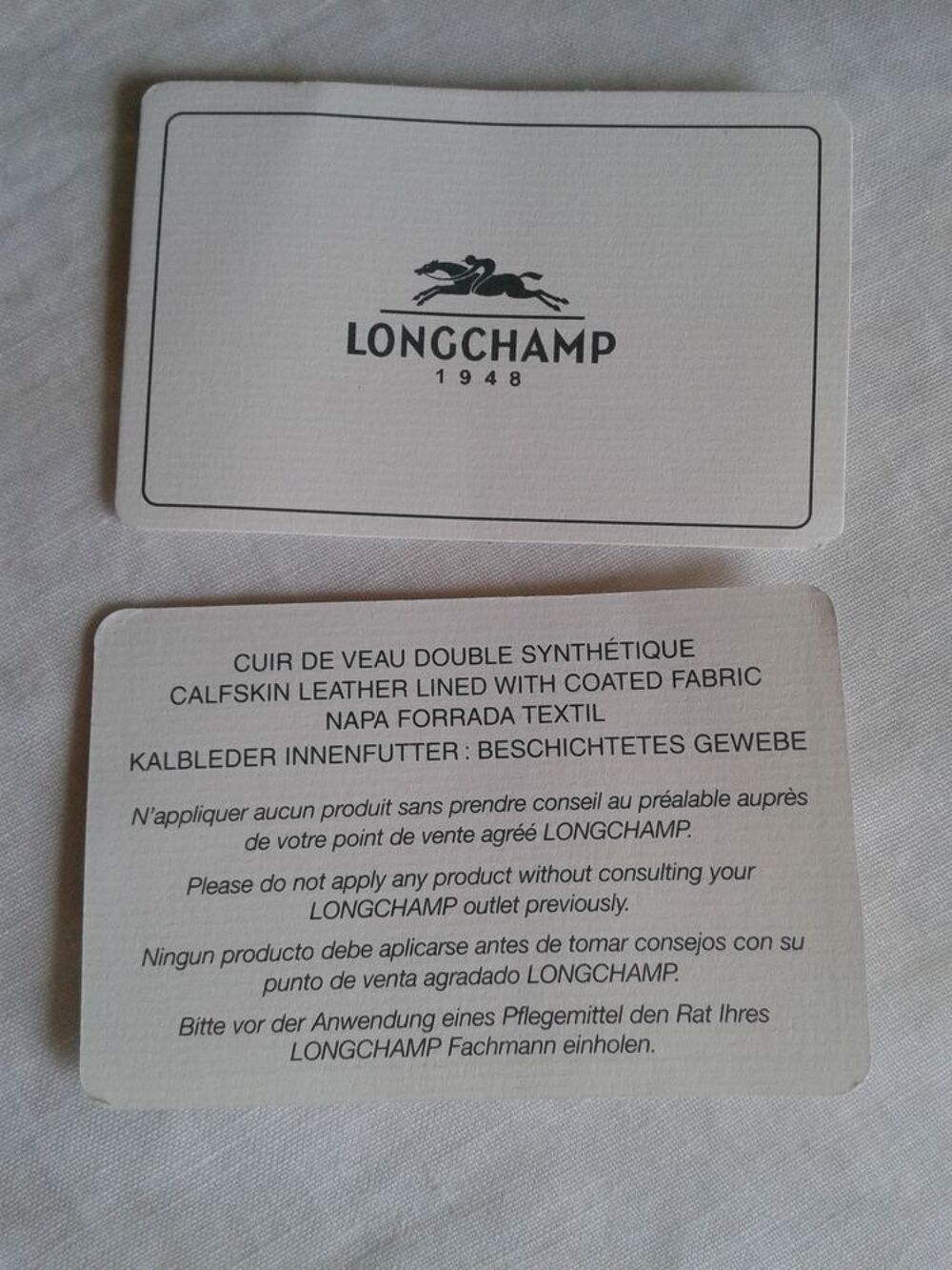 Porte documents neuf pliage de LONGCHAMP noir Maroquinerie