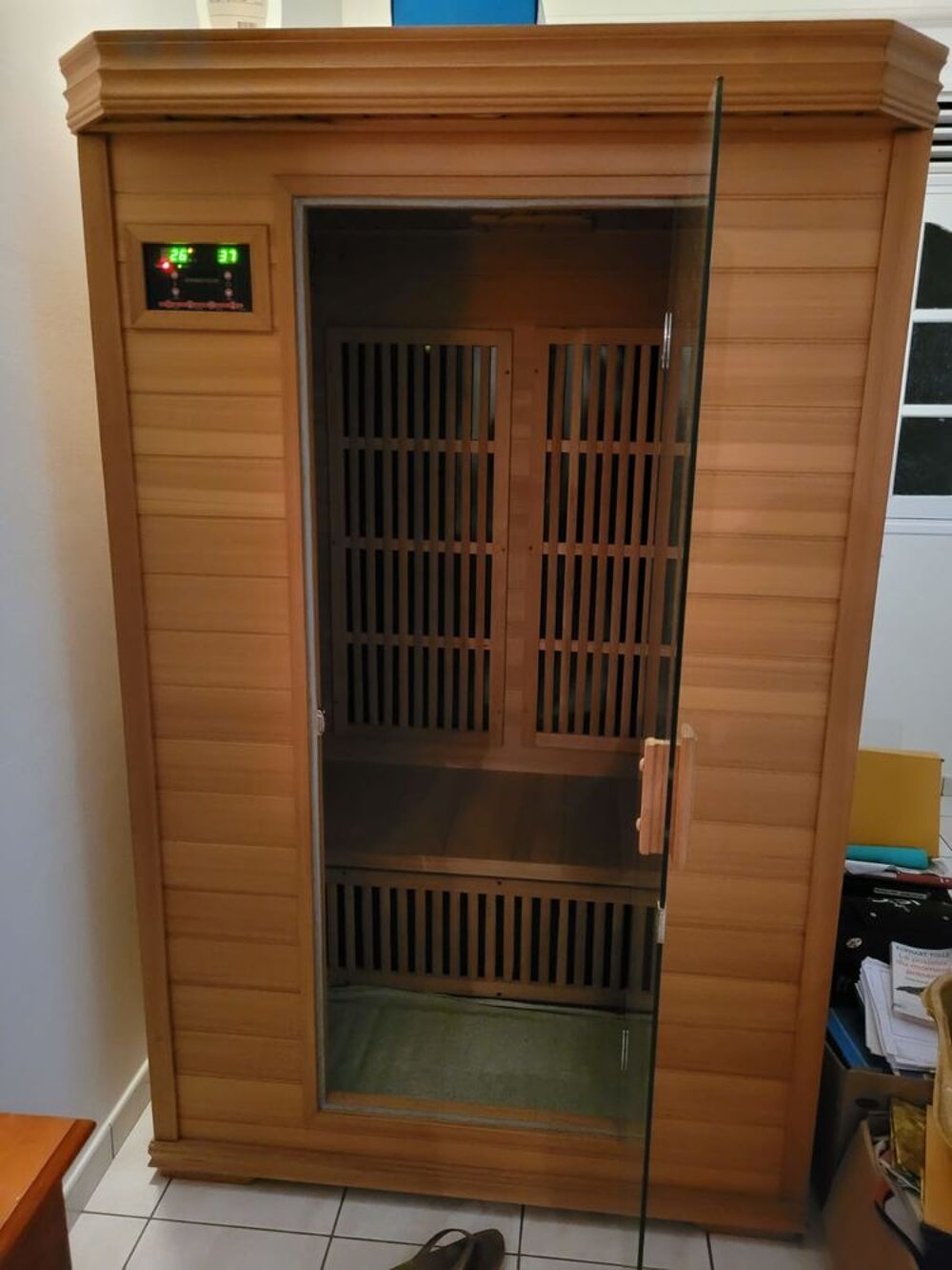 CABINE SAUNA INFRAROUGE 2 personnes Sports