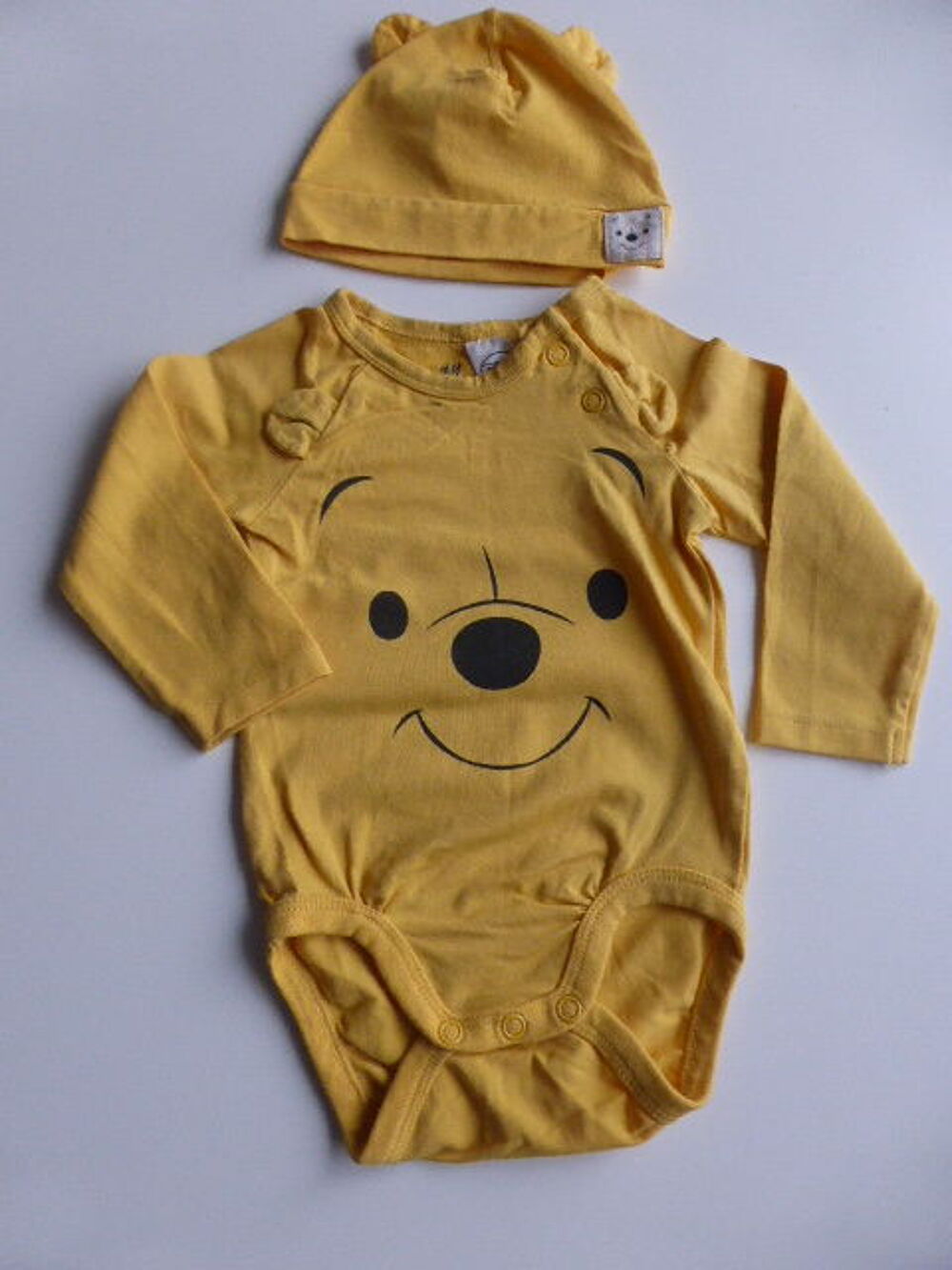 H&amp;M Disney Body Winnie l'ourson avec bonnet assorti 62 cm Vtements enfants