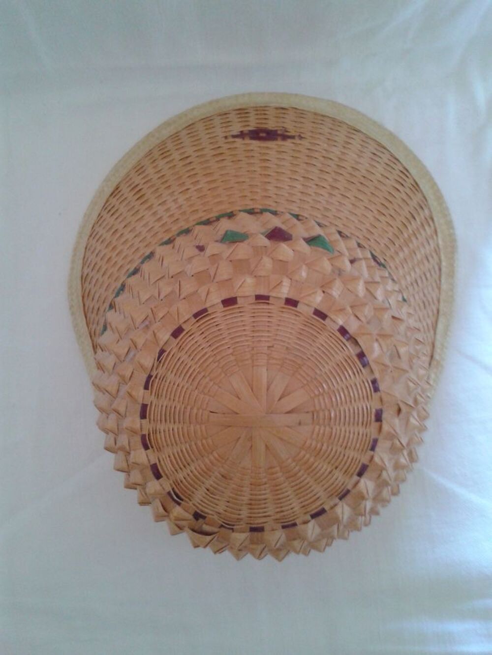 Casquette en bambou tress&eacute; japonais Décoration