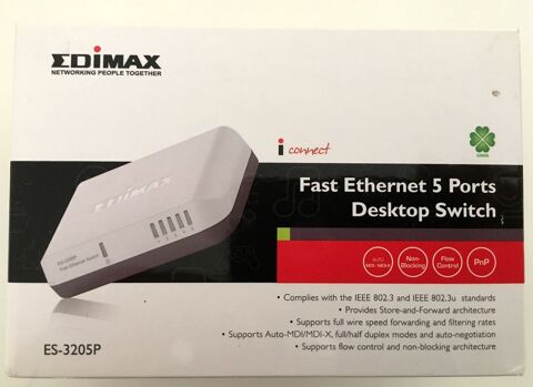 Switch Ethernet Rj45 10/100 - 5 Ports 18 Juvignac (34)