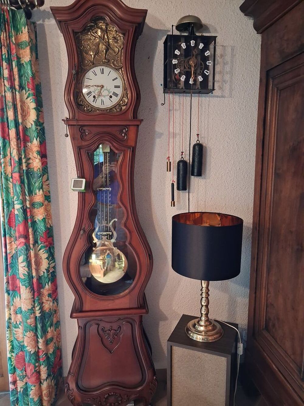 Horloge Comtoise style R&eacute;gence Sup&eacute;rieur Meubles