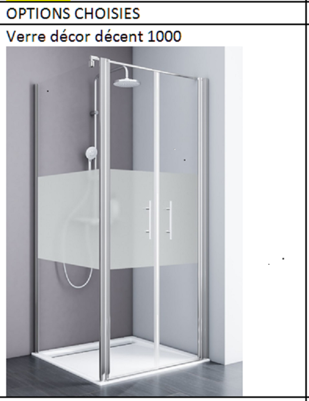 Douche de la marque Schulte Décoration
