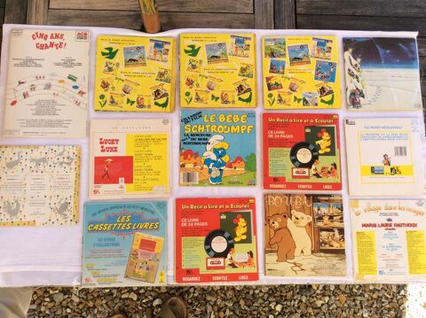 Enfantina disques vinyles et livres disques 14 volumes 45 T 50 Gif-sur-Yvette (91)