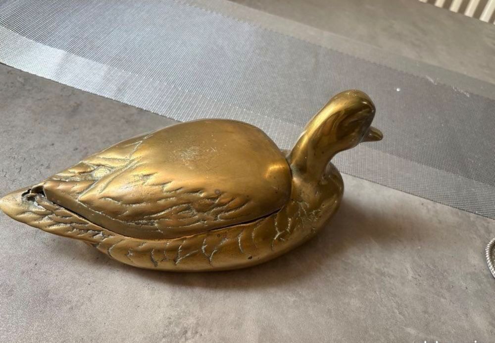 Canard en bronze Décoration