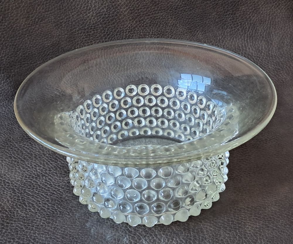 bol vide poche pot-pourri en verre transparent avec reflets Décoration
