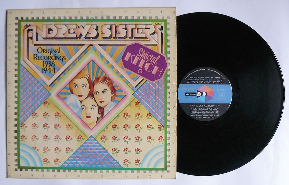 LP The ANDREWS SISTERS : Original recordings 1938-1944 CD et vinyles