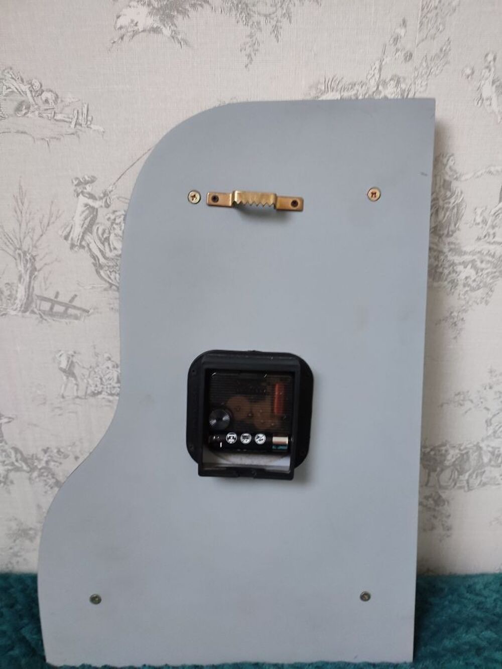 Horloge Murale Suspendu Clavier Piano Fa&ccedil;ade En Verre Décoration