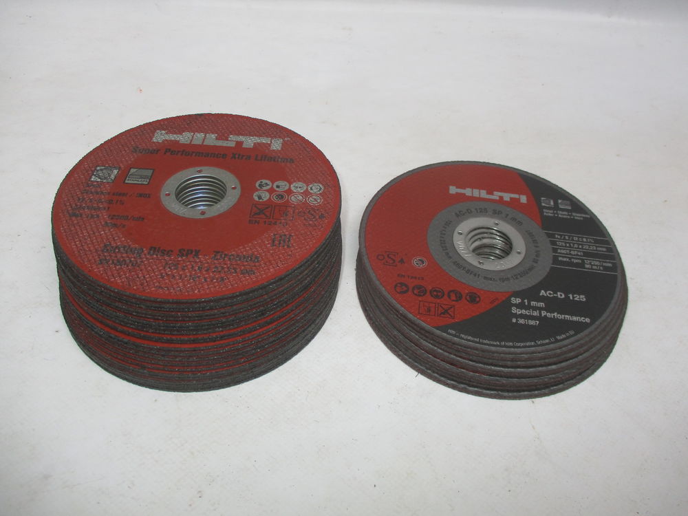 HILTI 30 disques &agrave; m&eacute;taux 125 mm Bricolage