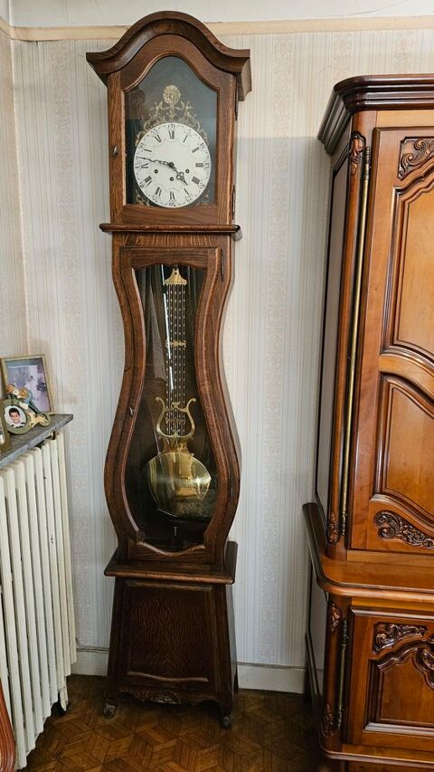 Schne Morez Comtoise Coq Standuhr Eichenholz 250 Livry-Gargan (93)