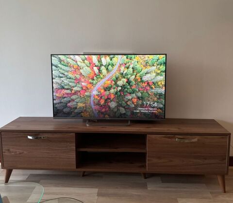 Meuble TV bois moderne bon �tat ? rangement pratique 67 Le Pecq (78)