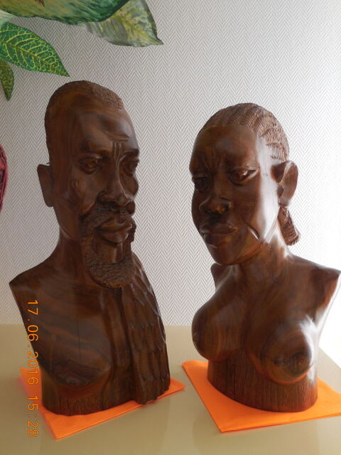 Sculpture Africaine  Bois de fer 
Tours (37)