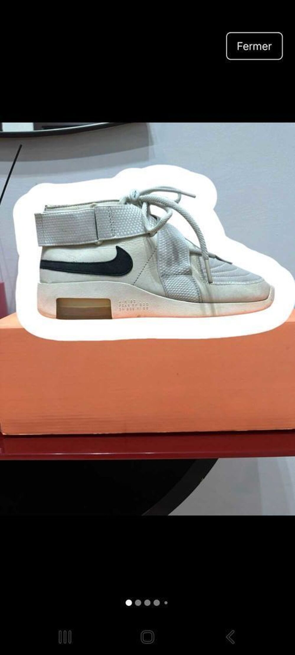 baskets Fear of god X Nike Air force de taille 41 en tr&egrave;s bon etat Chaussures