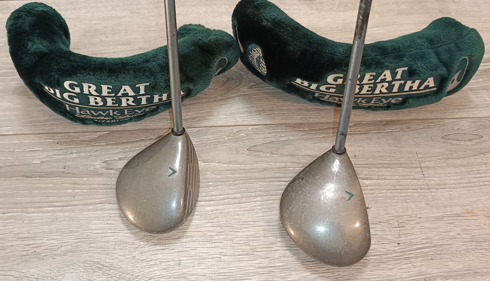 2 Bois de Golf 3 &amp; 7 Callaway Big Bertha Hawk Eye Lady Gems Sports