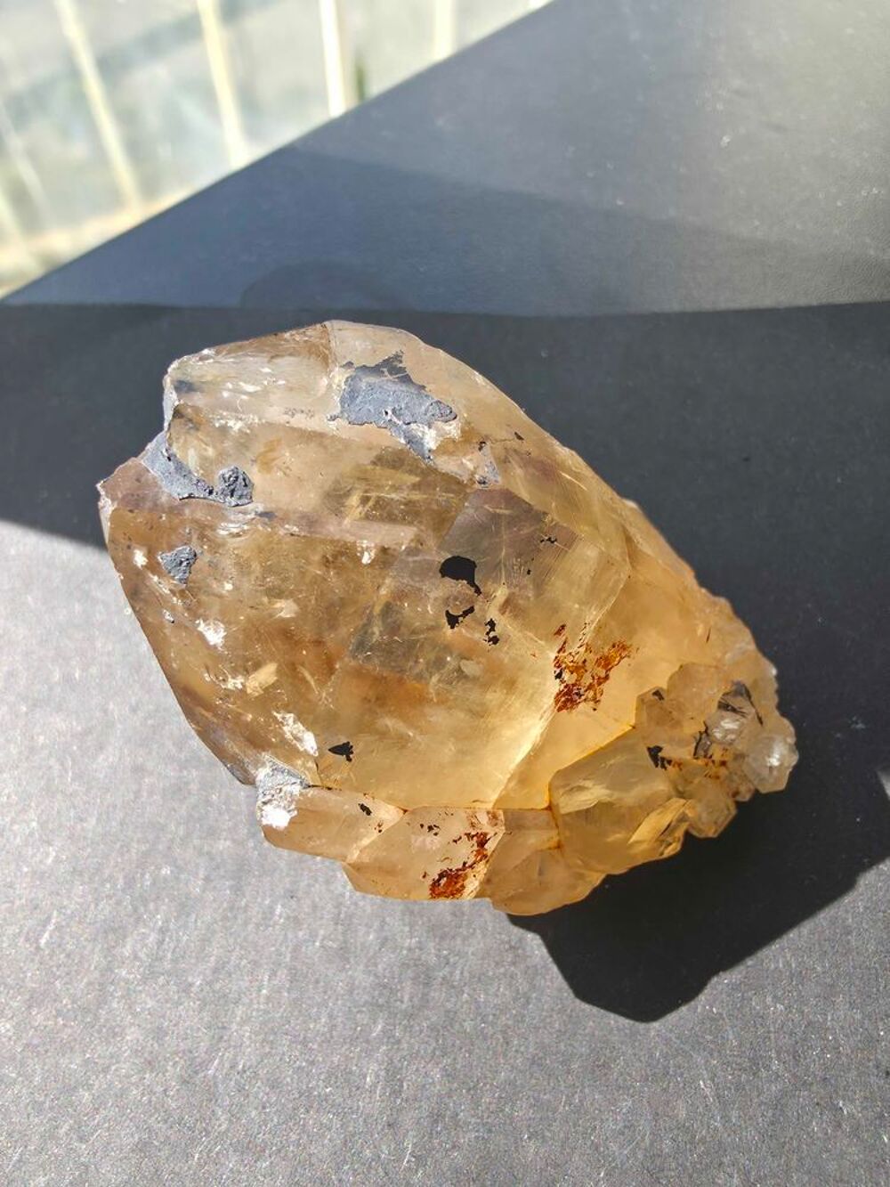 V&eacute;ritable Cristal de Citrine RDC-Sp&eacute;cimen de Collection 6,1g 