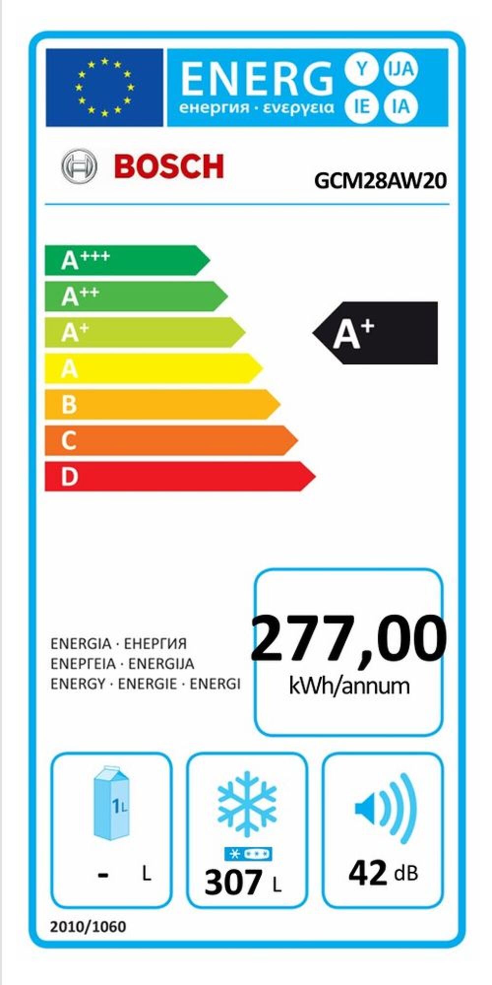 CONGELATEUR COFFRE BOSCH 315 Litres Electroménager