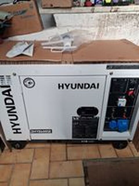   De  marque HYUNDAY 
Un groupe élèctrogène  6000 W Diesel  