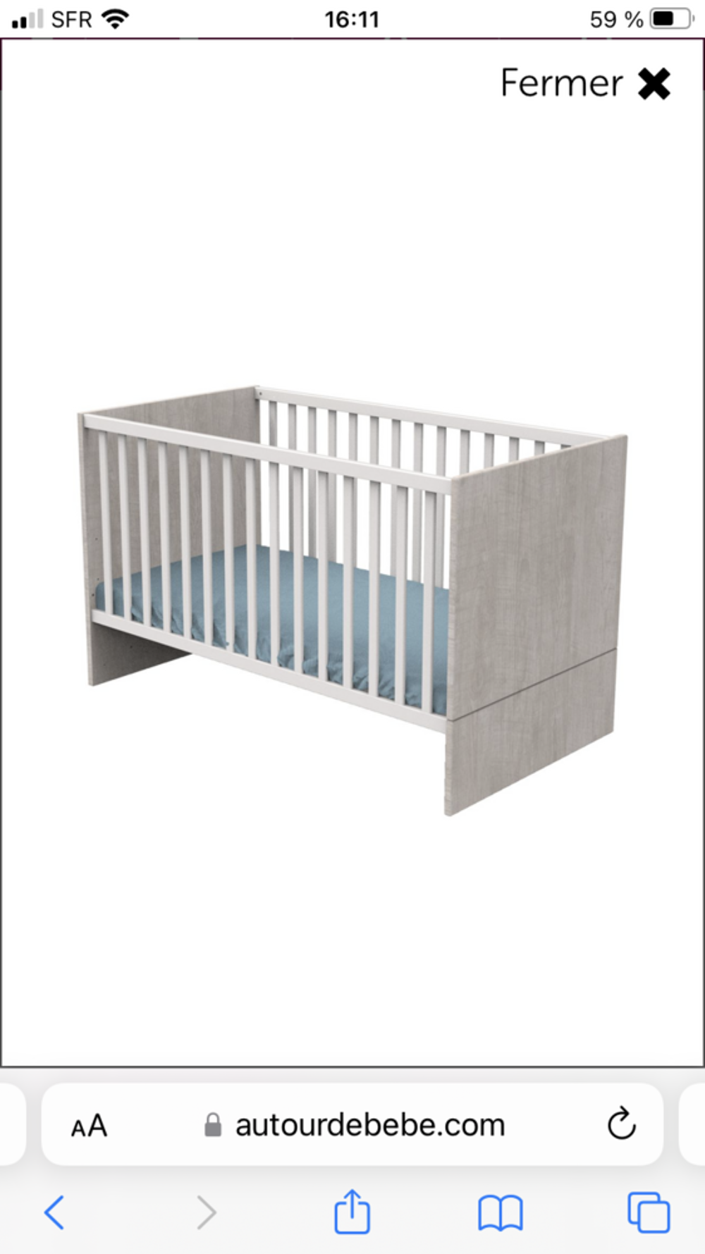 Lit &eacute;volutif en parfait &eacute;tat Mobilier enfants