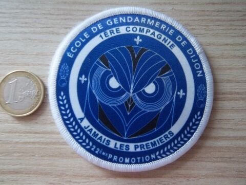 écusson collection militaire école Dijon 1ère compagnie 22 9 Valognes (50)
