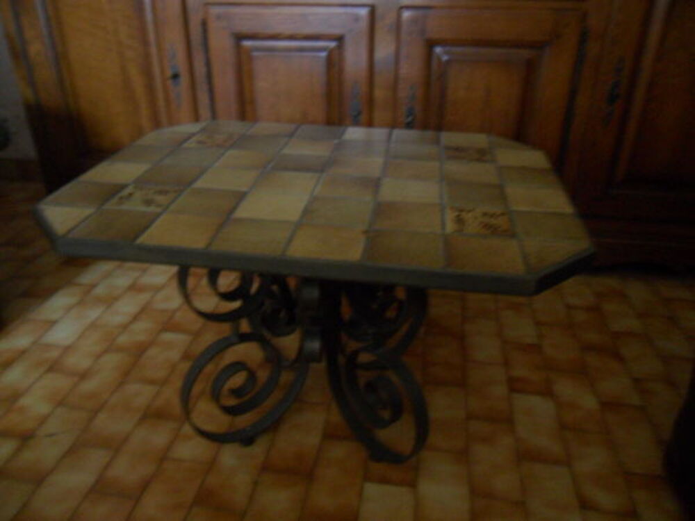 TABLE ARTISANALE EN FER FORGE Meubles