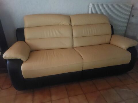 canap 3 places cuir vachette 360 Cruseilles (74)