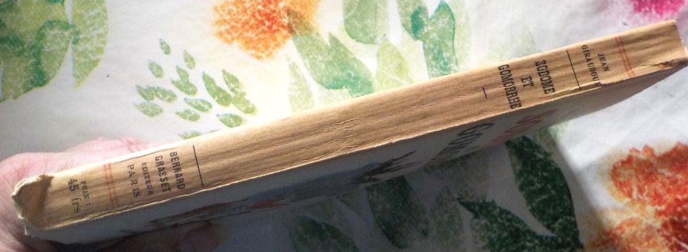 SODOME ET GOMORRHE de Jean GIRAUDOUX Ed. Grasset 1943 Livres et BD