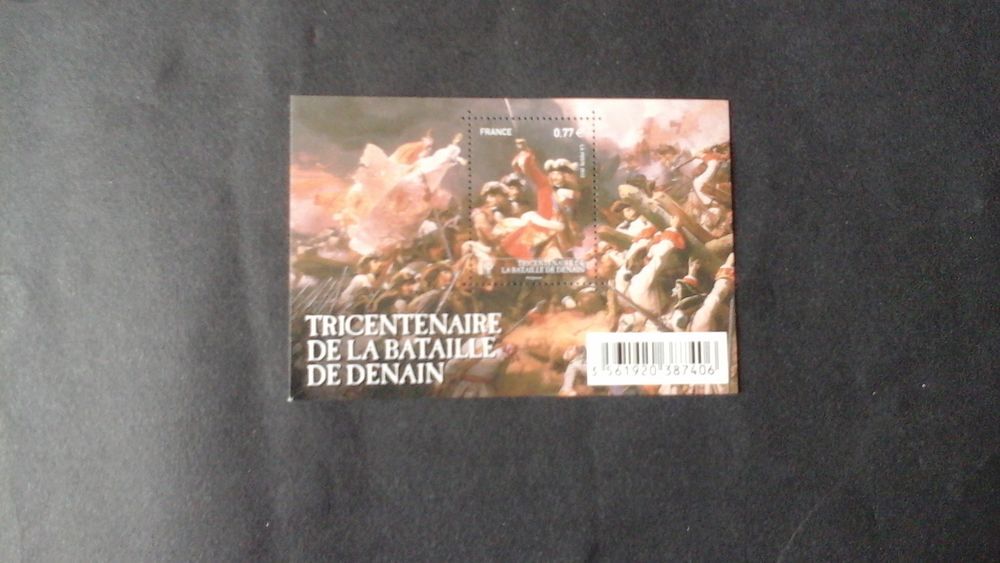 Timbre de France tricentenaire de la bataille de Denain 