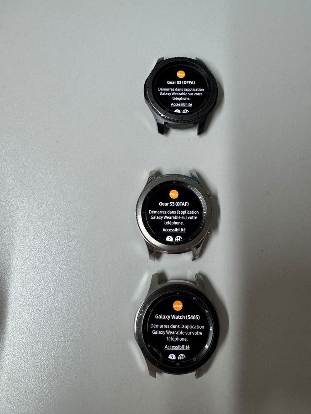 ?Lot de 3 Montres Connect&eacute;es Samsung ?? Bijoux et montres