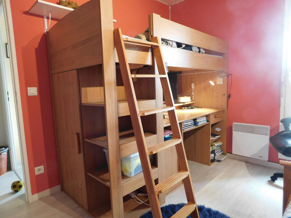 lit enfant mezzanine combin&eacute; montana Mobilier enfants