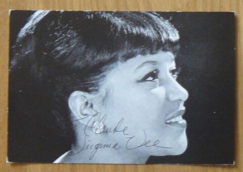 Autographe de virginia VEE (Peters Sisters) 25 Argenteuil (95)