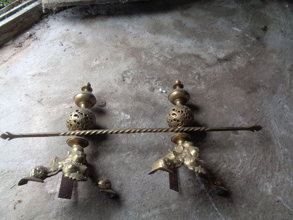 accessoires chemin&eacute;e ancien Décoration
