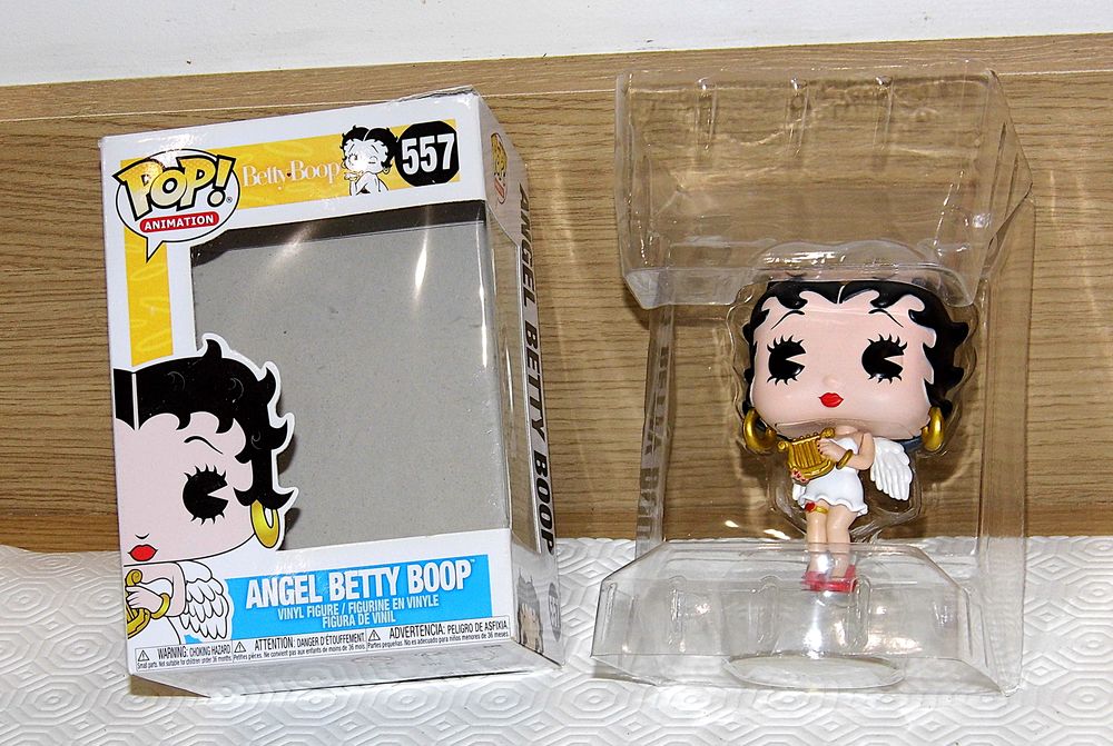 Figurine Funko Pop 557 - Betty Boop - Angel - Pop animation collection jouet 