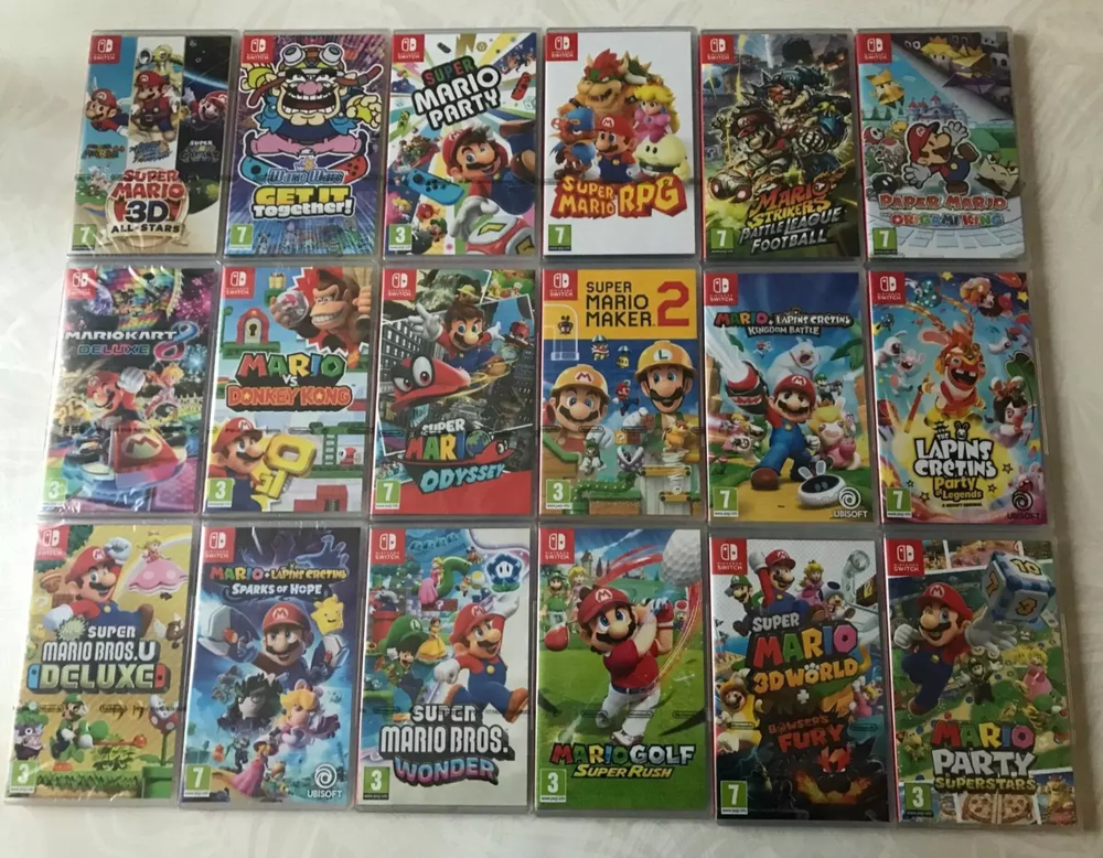 Lot 18 jeux Nintendo switch neuf Consoles et jeux vidéos