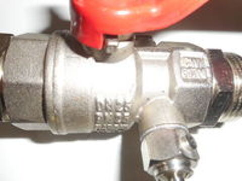   Vanne a boule en laiton avec purgeur CW617N 1