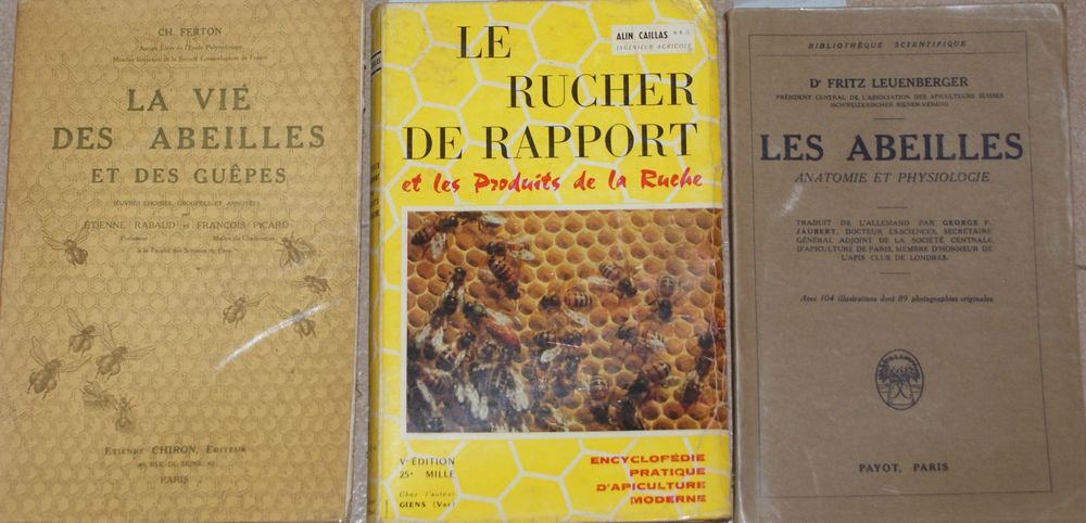 3 livres abeilles apiculture Livres et BD