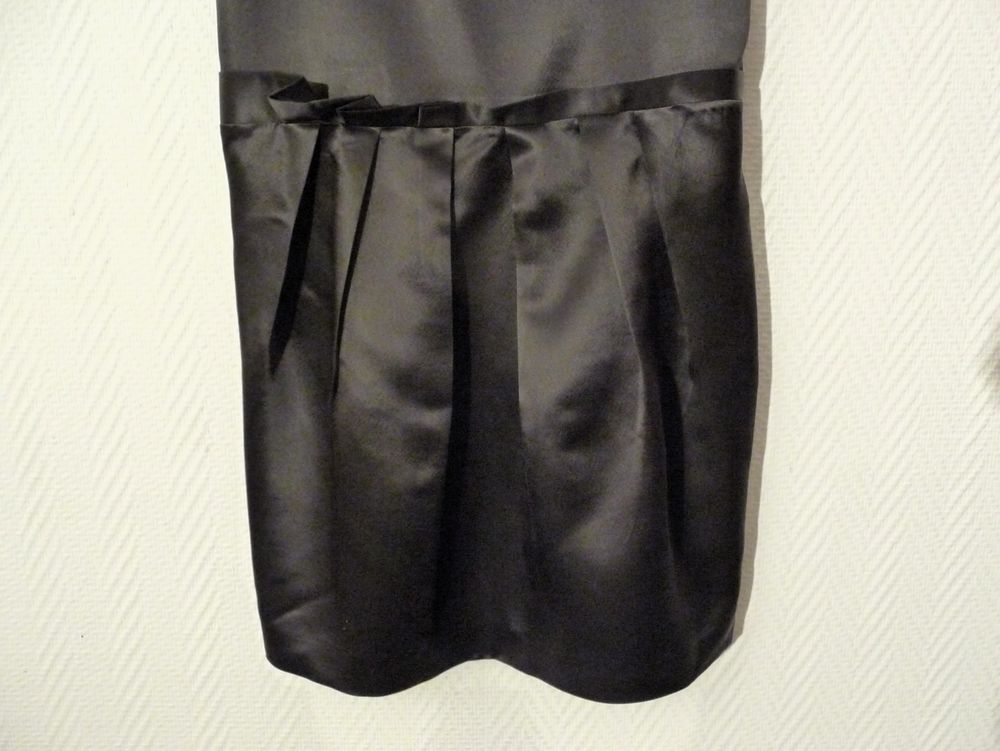 Robe en 100% Soie Anthracite &agrave; Bretelles- Ath&eacute; Vanessa Bruno Vêtements