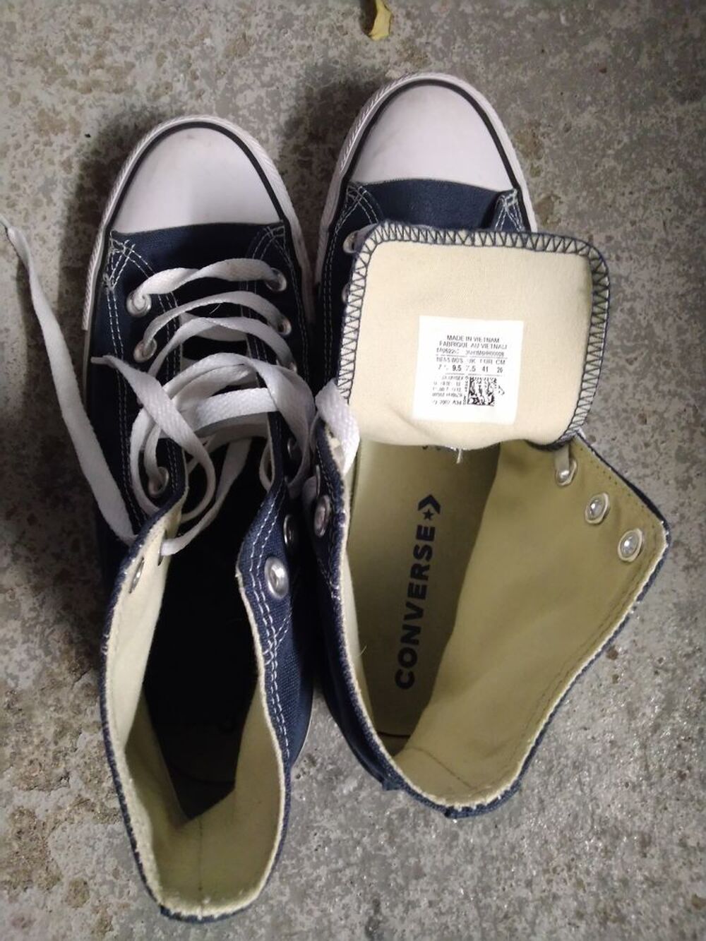 Converse bleue Chaussures