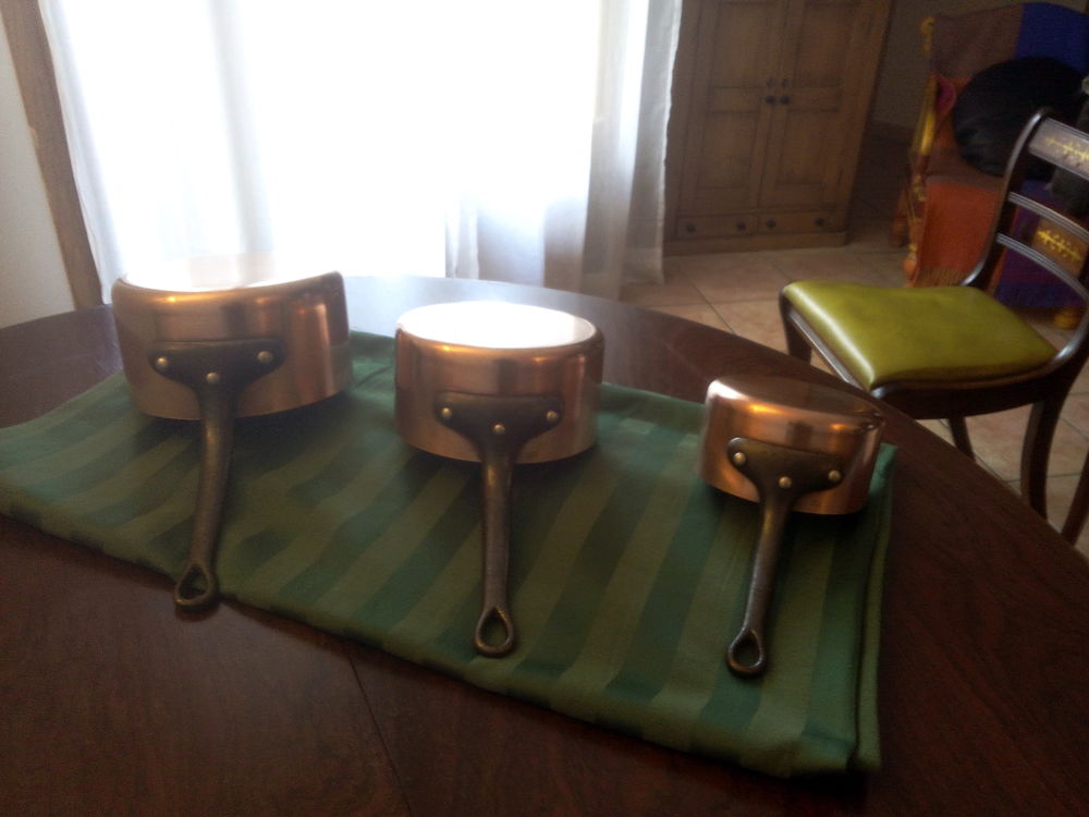 casseroles cuivre &eacute;tam&eacute; Cuisine