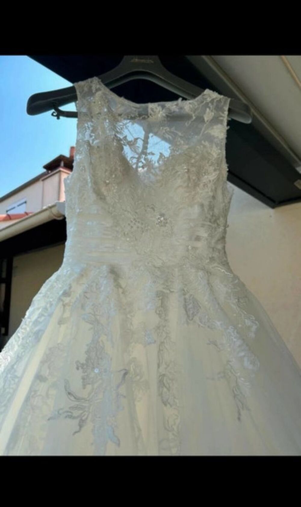 robe de mariee avec jupon et voile neuve taille 36 Vêtements