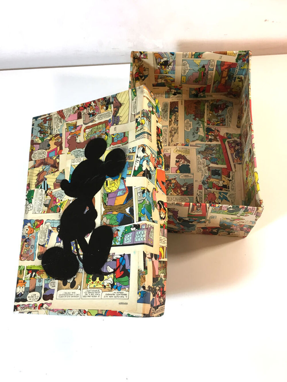 DISNEY Mickey Mouse bo&icirc;te - decoupage Décoration