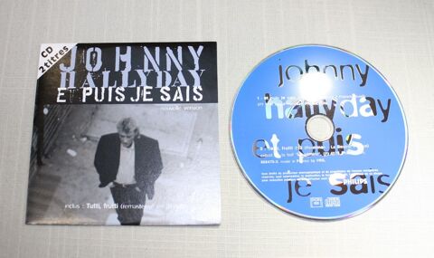 Johnny Hallyday CD 2  T - 1992 - Et puis je sais - TB tat. 7 Bavay (59)