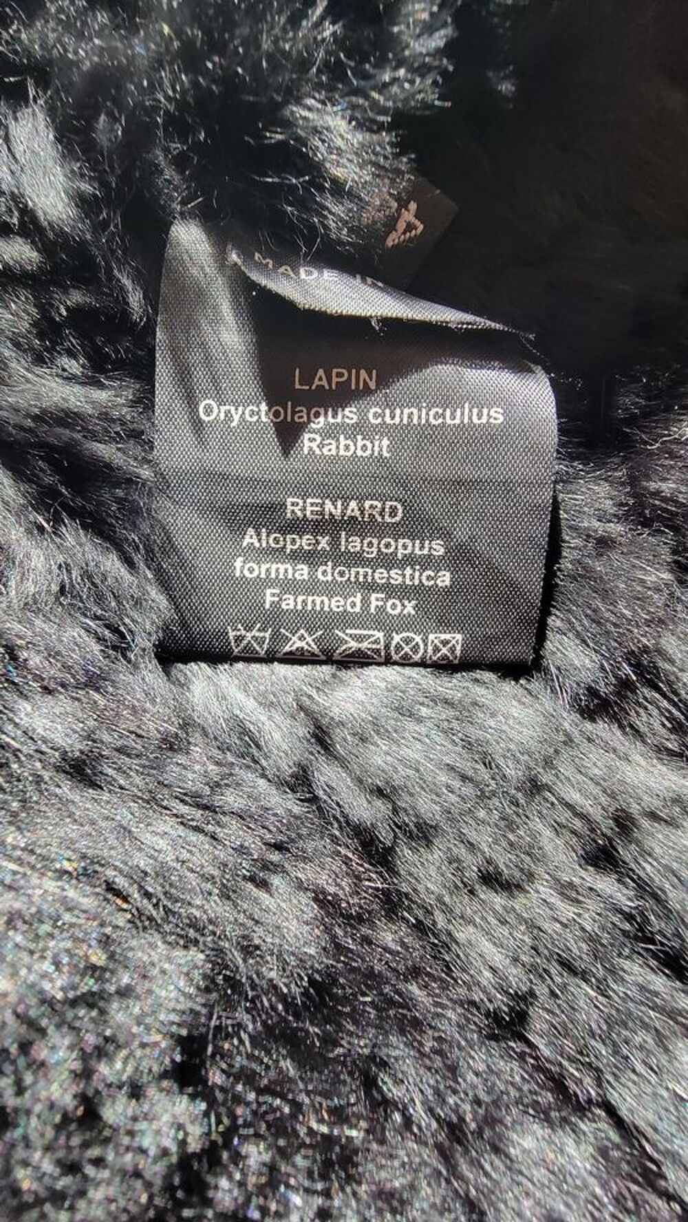Veste fourrure Vêtements