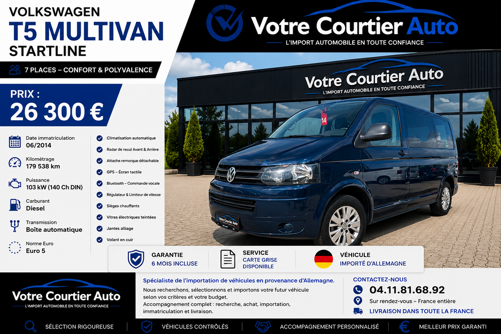 MULTIVAN 2014 occasion 35000 Rennes