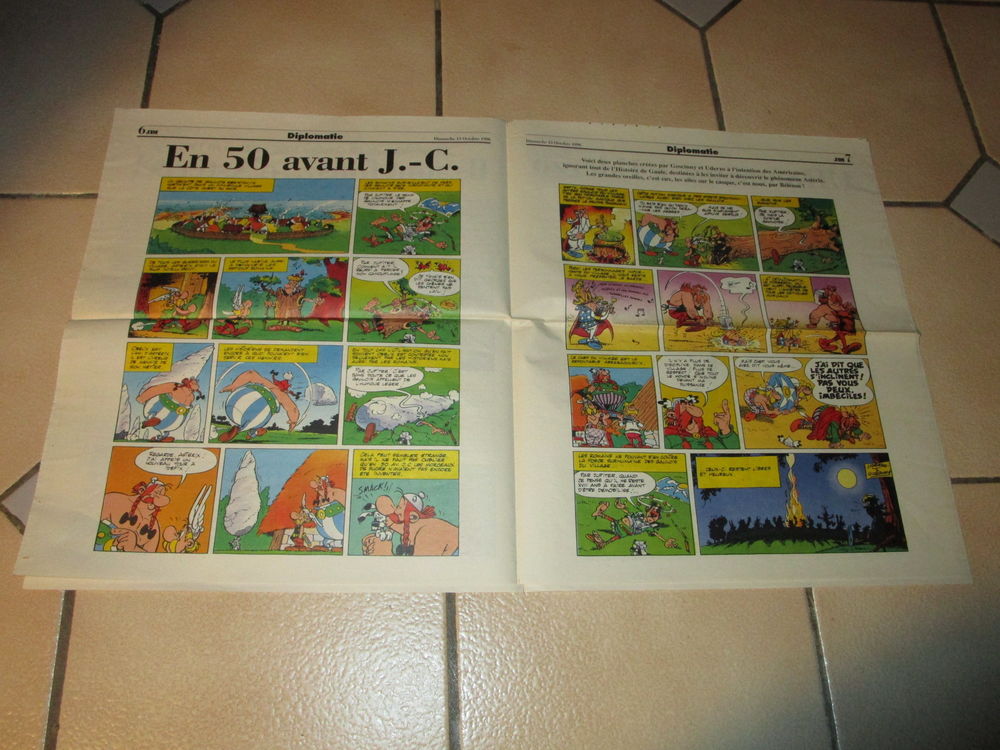 JOURNAL 13-10/1996 UDERZO ASTERIX"JOURNAL DES IRREDUCTIBLES" Livres et BD