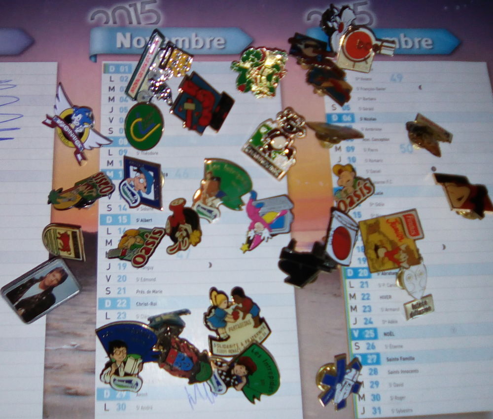 Pin's divers 