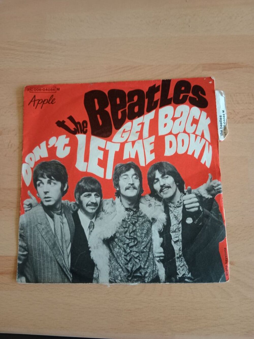 45 TOURS THE BEATLES Get back/Don't let me down CD et vinyles