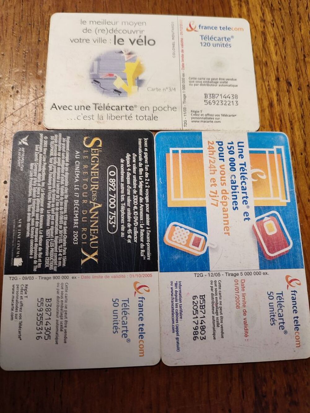 11 TELECARTES DE COLLECTION 