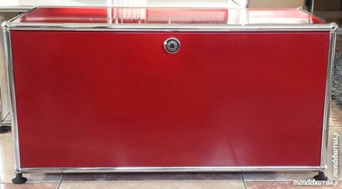 lowboard tv/hifi usm haller rouge � 1 porte abatt 540 Provins (77)